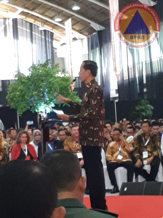 Menghadiri Rakornas Penanggulangan Bencana 2019 di Surabaya di buka oleh Bapak Presiden Jokowi di hadiri oleh ka. BNPB, Kementerian Pusat, TNI, Polri, Pangdam dan kepala BPBD seluruh indonesia