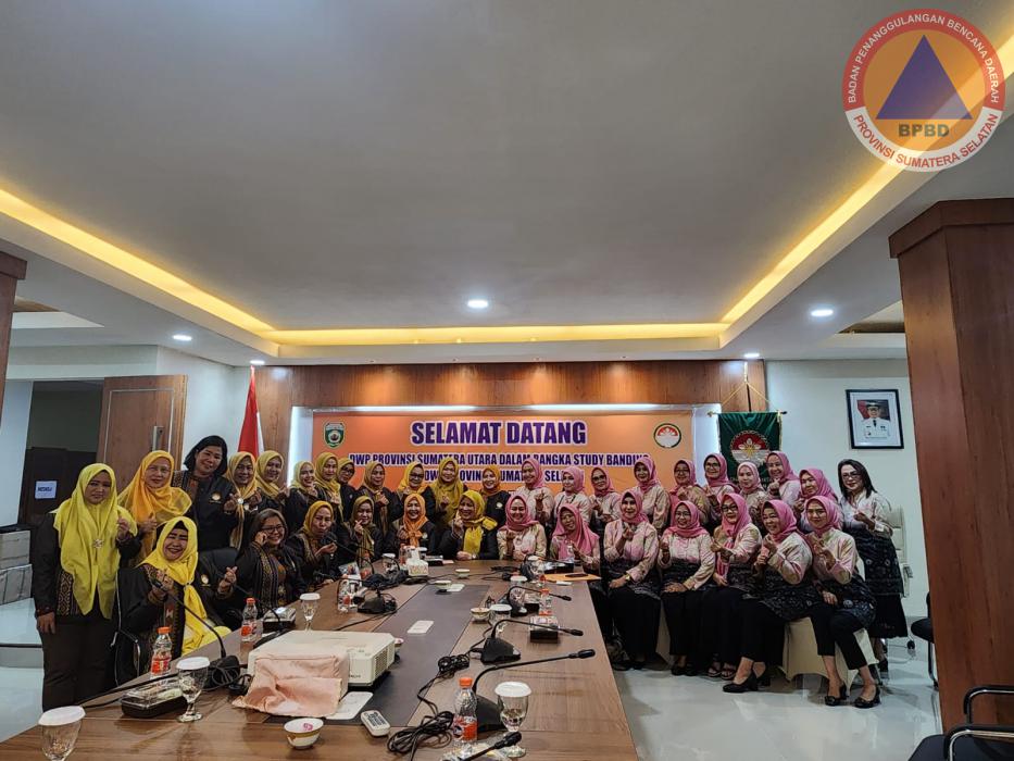 Ketua DWP Provinsi Sumsel Terima Kunjungan Kerja DWP Provinsi Sumut