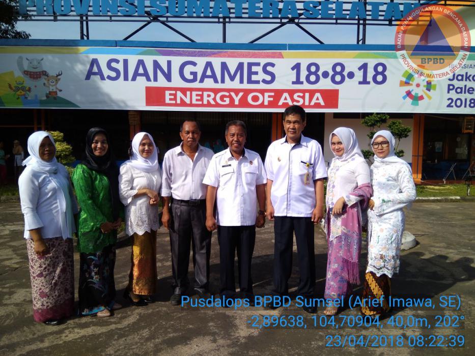 Lomba kebaya memperingati hari Kartini di BPBD Provinsi Sumatera Selatan