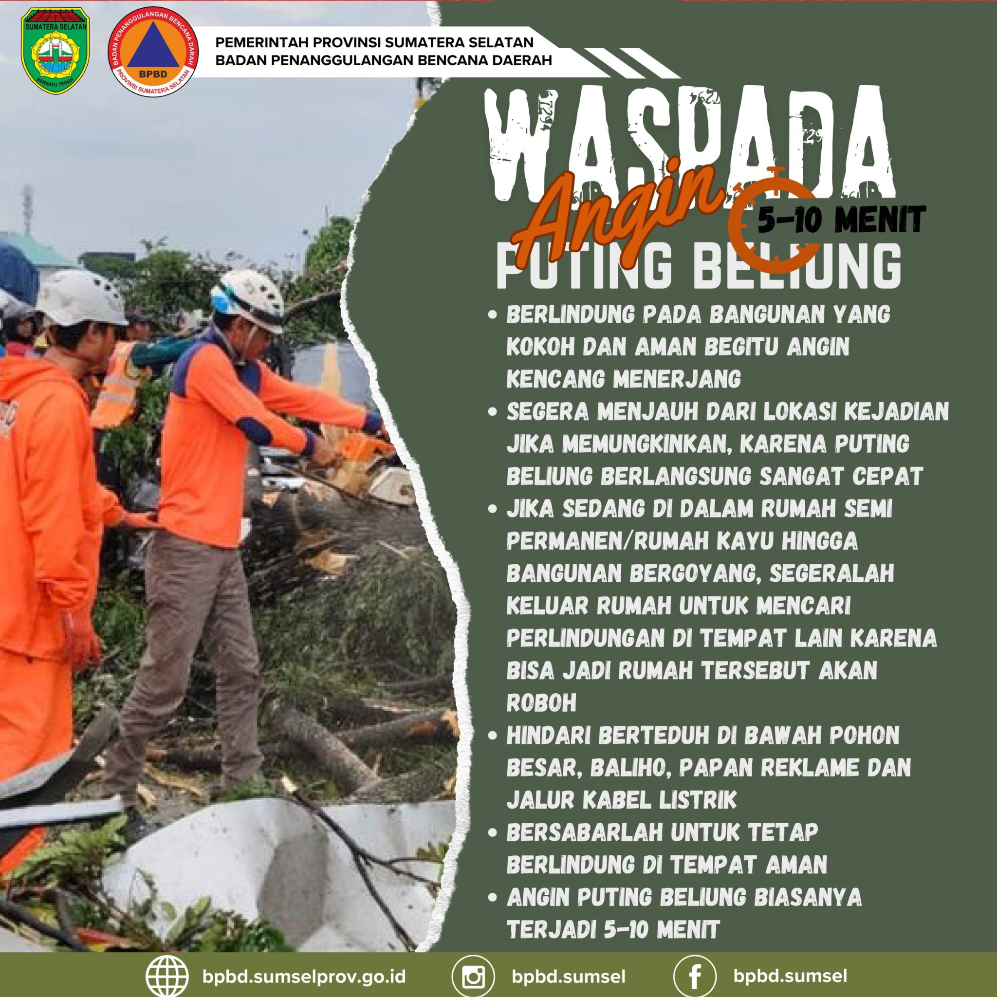 Waspada Bencana Angin Puting Beliung